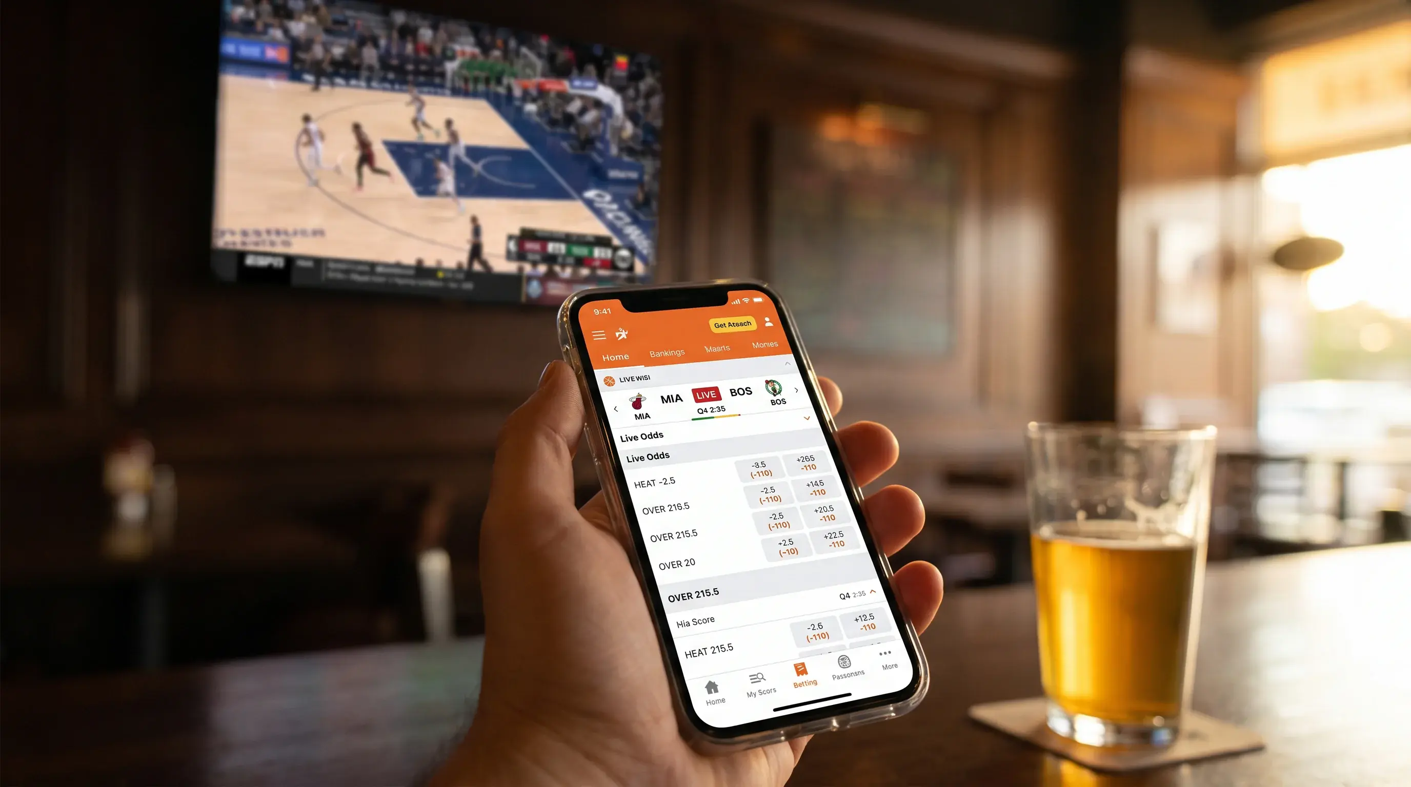 Apuestas de baloncesto desde el móvil — Apps y Funciones | Apuestas Baloncesto