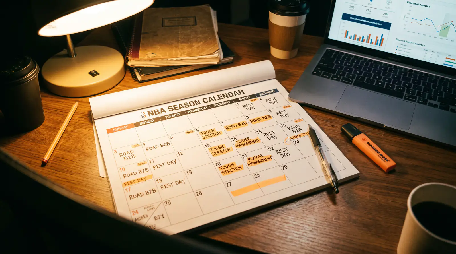 Calendario NBA y apuestas: back-to-back y descanso | Apuestas Baloncesto