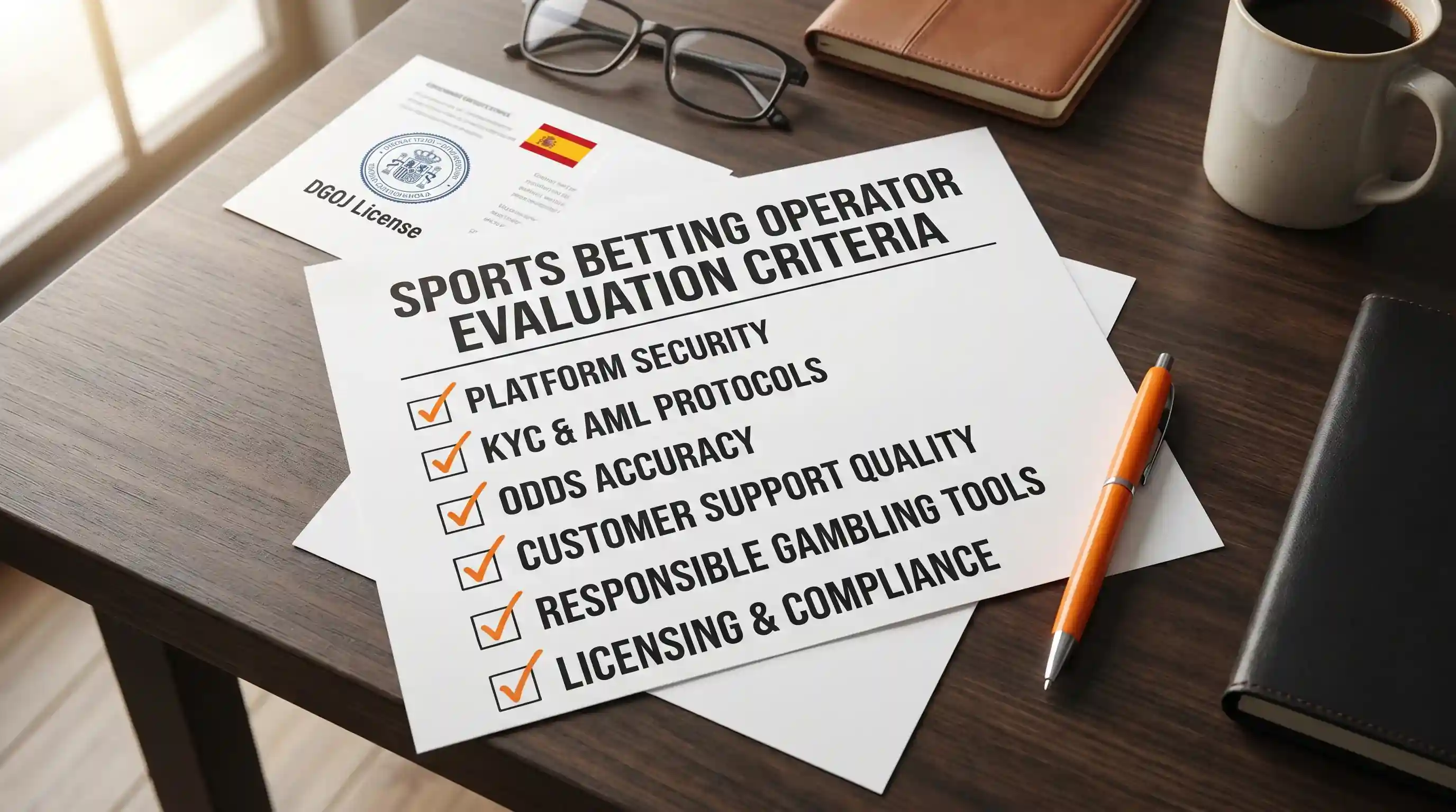 Checklist de criterios objetivos para evaluar casas de apuestas de baloncesto
