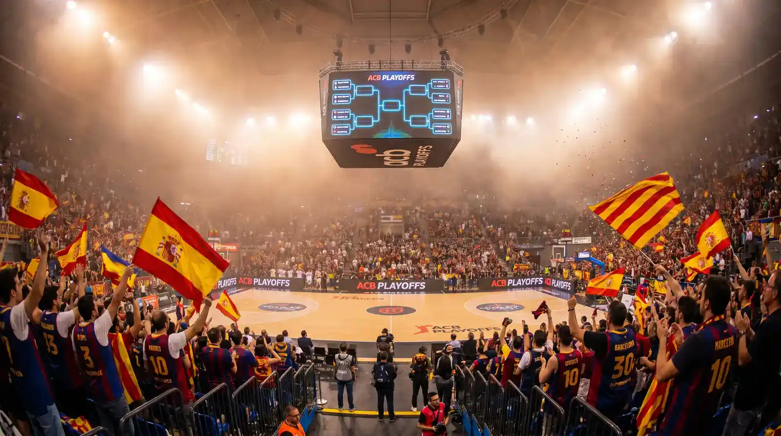 Cuadro de eliminatorias de playoffs de la Liga ACB con formato al mejor de tres y cinco